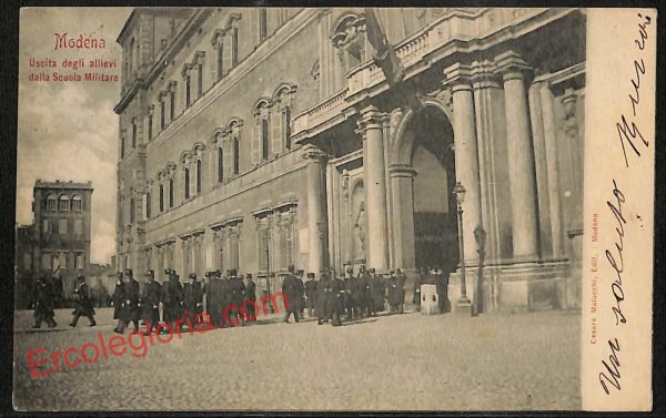 ag9348 - CARTOLINA D'EPOCA - Modena Città - Scuola Militare
