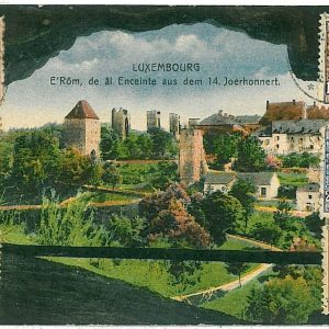 08574 - LUXEMBOURG  - Vintage Postcard  CPA -  Luxemburg  town E'ROM 1927