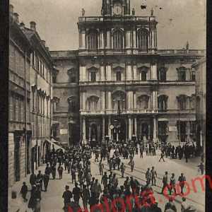 ag9354 - CARTOLINA D'EPOCA - Modena- Uscita degli Allievi della Scuola Militare