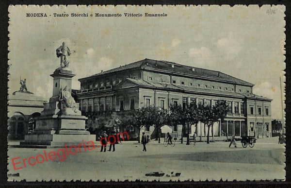 ag9357 - CARTOLINA D'EPOCA - Modena Città - Teatro Storchi