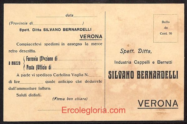 ae2968 - CARTOLINA  D'EPOCA - Verona Città - Salvano Bernardelli