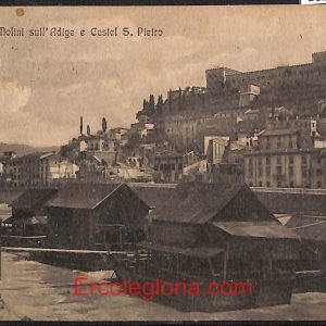 ae2972 - CARTOLINA  D'EPOCA - Verona Città - Castel S. Pietro