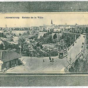 08584 - LUXEMBOURG  - Vintage Postcard  CPA -  Luxemburg  town  TRAM