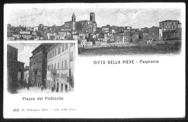 ac3170 - CARTOLINA  D'EPOCA - Perugia Provincia - Cita delle Pieve