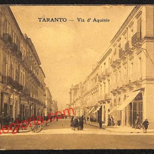 ai7367 - CARTOLINA D' EPOCA - Taranto Città - Villa d' Aquino