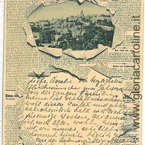 08594 - LUXEMBOURG  - Vintage Postcard  CPA -  Luxemburg  town  LUXEMBURGER ZEIT