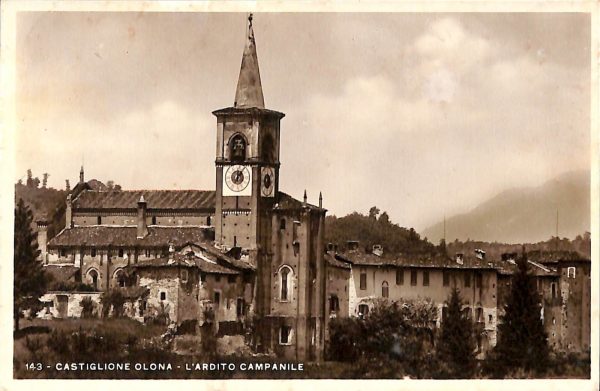 ab4509 -  CARTOLINA  D'EPOCA -  Varese Provincia  : CASTIGLIONE OLONA  1937