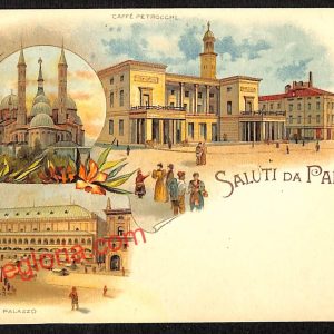 ah4355 - CARTOLINA D'EPOCA - Padova Città - Caffè Petrocchi