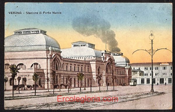 ae2981 - CARTOLINA  D'EPOCA - Verona Città - Stazione Porta Nuova