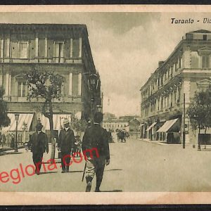 ai7375 - CARTOLINA D' EPOCA - Taranto Città - Via Archita