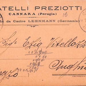 ac3177 - CARTOLINA  D'EPOCA - Perugia Provincia - CANNARA  1911