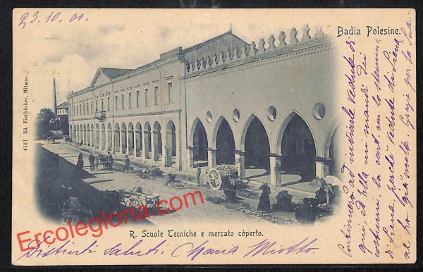 ai1173 - CARTOLINA D'EPOCA - Rovigo Provincia - Badia Polesine