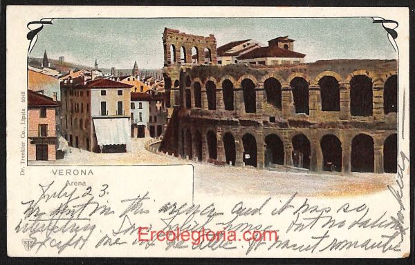 ae2993 - CARTOLINA  D'EPOCA - Verona Città - Arena