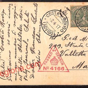 ai1186 - CARTOLINA D'EPOCA - Rovigo Provincia - Costa di Rovigo