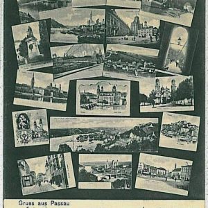33936 - Ansichtskarten VINTAGE POSTCARD - Deutschland GERMANY - GRUSS aus Passau