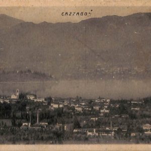ab5045 -  CARTOLINA  D'EPOCA -  Varese Provincia  : CAZZAGO 1947