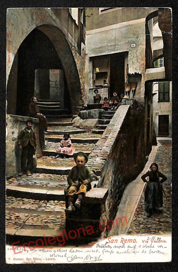 ag5084 - CARTOLINA D'EPOCA - Imperia Provincia - Sanremo