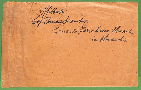 P0832 - ITALIA - STORIA POSTALE  Posta Militare 52 Divisione CZECHOSLOVAKIA 1919 - immagine 2