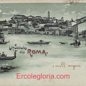 ad7645 - CARTOLINA D'EPOCA - Roma Città - Panorama  1899