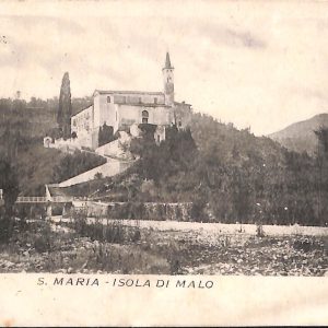 ab4209-  CARTOLINA  D'EPOCA - Vicenza  Provincia  -  San Maria : Isola Malo