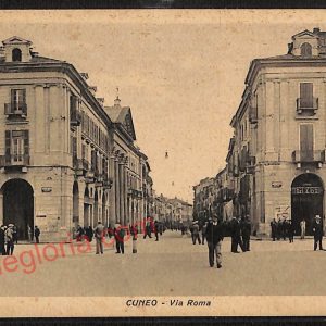 ae5667 - CARTOLINA D'EPOCA - Cuneo Città - Via Roma