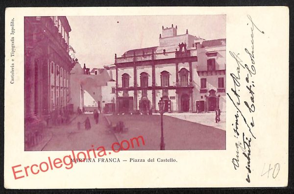 ai7429 - CARTOLINA D' EPOCA - Taranto Provincia - Martina Franca