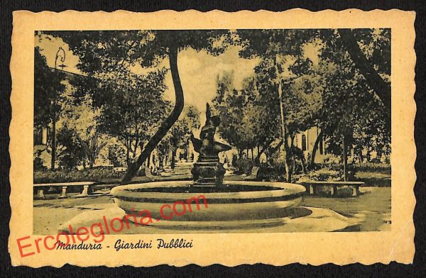 ai7434 - CARTOLINA D' EPOCA - Taranto Provincia - Manduria
