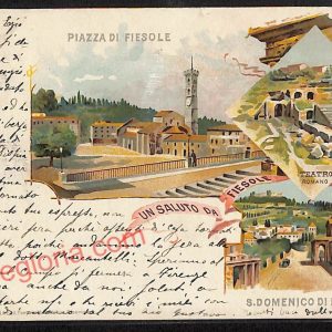 ae7729 - CARTOLINA D'EPOCA - Firenze Provincia - Fiesole  1902