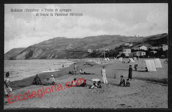 ah6728 - CARTOLINA  D'EPOCA - Pesaro e Urbino Provincia - Gabicce Mare