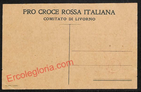ag5982 - CARTOLINA D'EPOCA - Livorno Città - Croce  Rossa Italiana - immagine 2