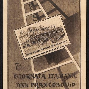 ae3023 - CARTOLINA  D'EPOCA - Verona Città -7° Giornata Italiano del Francobollo