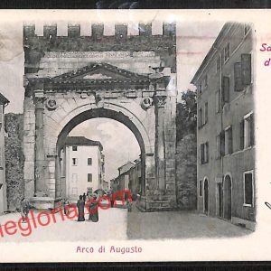 ai0719 - CARTOLINA D'EPOCA - Rimini Città - Arco di Augusto