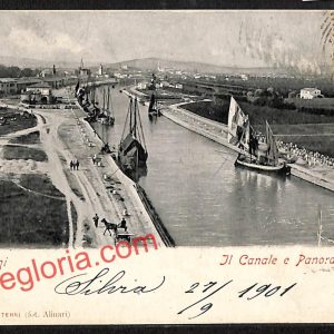 ai0721 - CARTOLINA D'EPOCA - Rimini Città - Il Canale