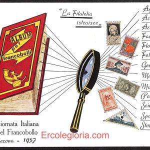 ae3025 - CARTOLINA  D'EPOCA - Verona - 18° Giornata Italiana del Francobollo