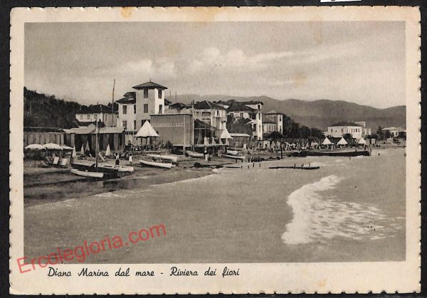 ag4660 - CARTOLINA D'EPOCA - Imperia Provincia - Diano Marina    1949