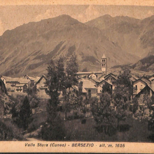 ab4307 -  CARTOLINA  D'EPOCA -  Cuneo Provincia -  BERSEZIO