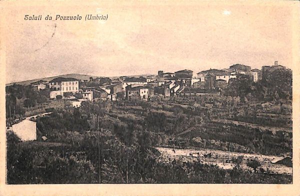 ac3262 - CARTOLINA  D'EPOCA - Perugia Provincia - POZZUOLO  1926