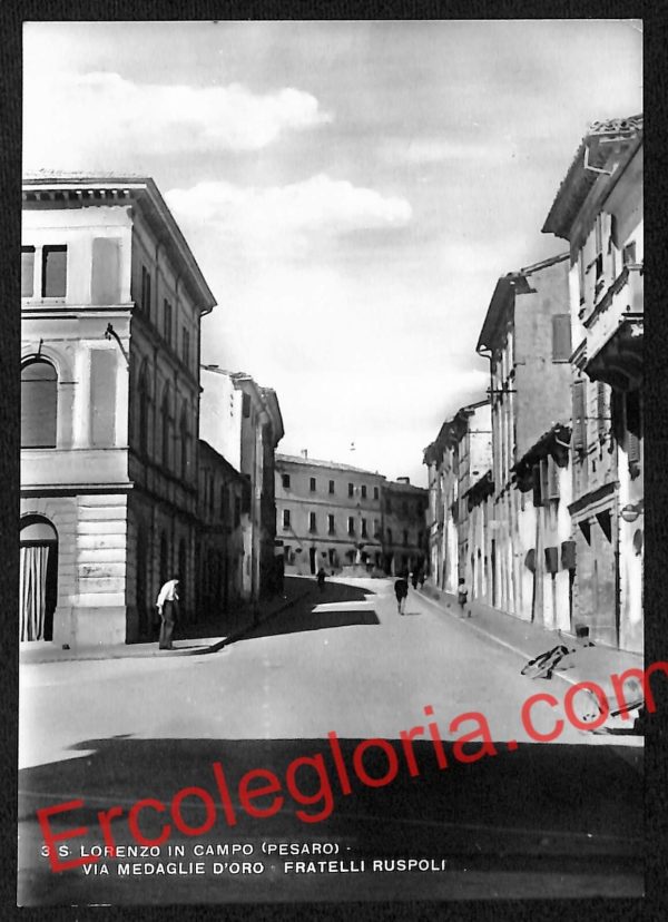 ah6757 - CARTOLINA  D'EPOCA - Pesaro e Urbino Provincia - San Lorenzo in Campo