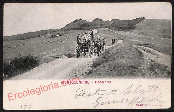 ae7805 - CARTOLINA D'EPOCA - Firenze Provincia - Montesenario  1905
