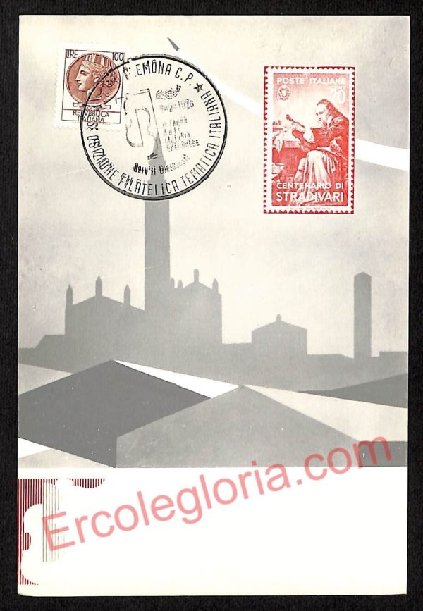 ae5498 - CARTOLINA D'EPOCA -Cremona - Circolo Filatelico Numismatico Cremonese