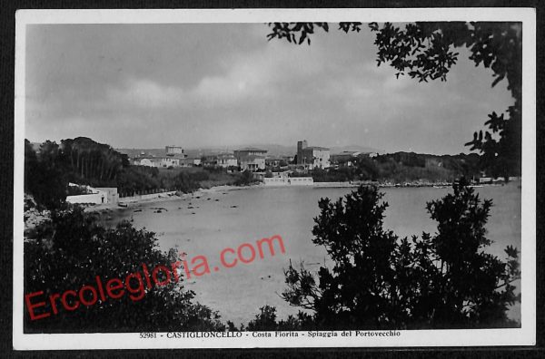 ag6005 - CARTOLINA D'EPOCA - Livorno Provincia - Castiglioncello  1939