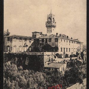 ae7812 - CARTOLINA D'EPOCA - Firenze Provincia - Montespertoli  1908