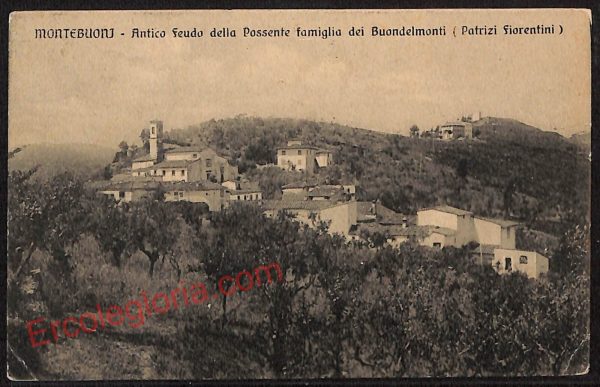 ae7831 - CARTOLINA D'EPOCA - Firenze Provincia - Montebuoni  1911