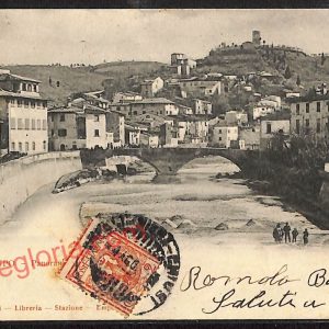 ae7834 - CARTOLINA D'EPOCA - Firenze Provincia - Montelupo  1902
