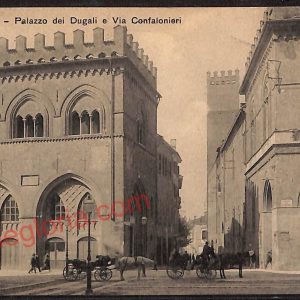 ae5507 - CARTOLINA D'EPOCA -Cremona Città - Palazzo dei Dugali  1922