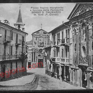 ae5732 - CARTOLINA D'EPOCA - Cuneo Provincia - Borgo San Dalmazzo