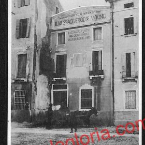 ah4366 - CARTOLINA D'EPOCA -Padova Città - Il Messaggierò di San Antonio