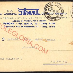 ae3067 - CARTOLINA  D'EPOCA - Verona Città - Ditta BAGGIO I.