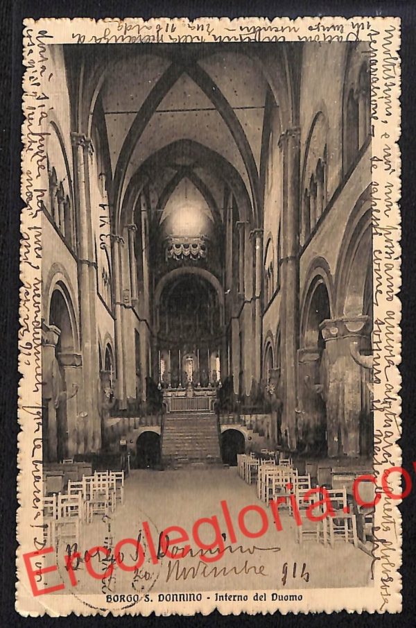 ah5574 - CARTOLINA  D'EPOCA - Parma Provincia - Borgo San Donnino