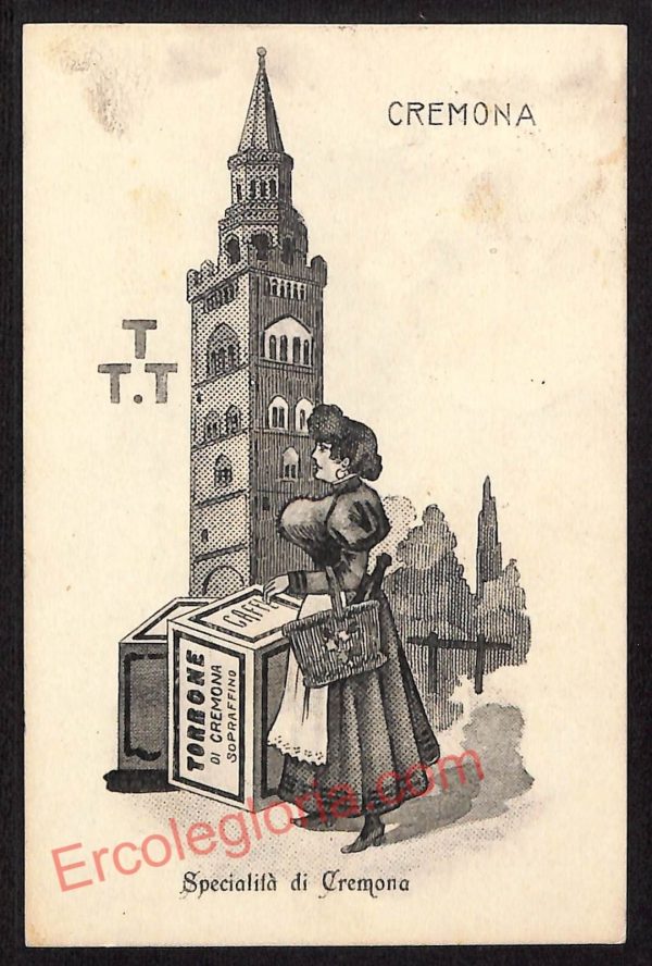 ae5514 - CARTOLINA D'EPOCA - Cremona Città - Torrazzo  1902